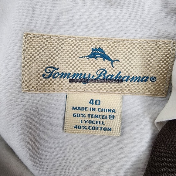 Tommy Bahama Shorts Mens Size 40 Brown‎ Flat Front Golf Casual Preppy Super Soft - Picture 7 of 10